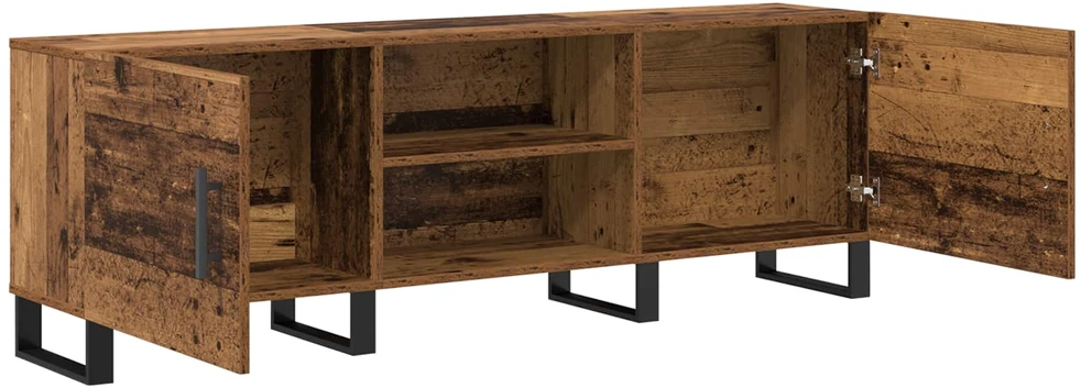 TV staliukas Televizoriaus spintelė 150 x 30 x 50 cm Senovinis medis