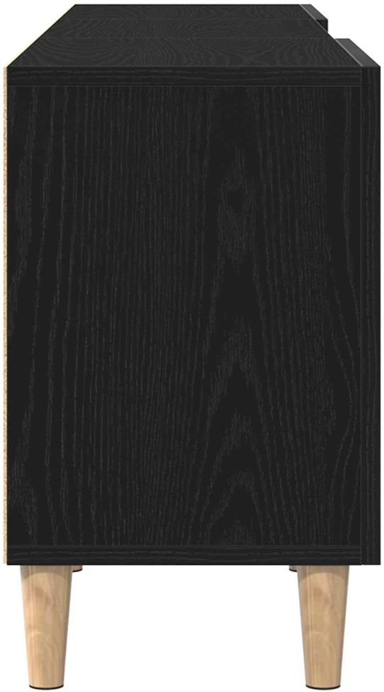 TV staliukas Televizoriaus spintelė 150 x 30 x 50 cm Juodas ąžuolas
