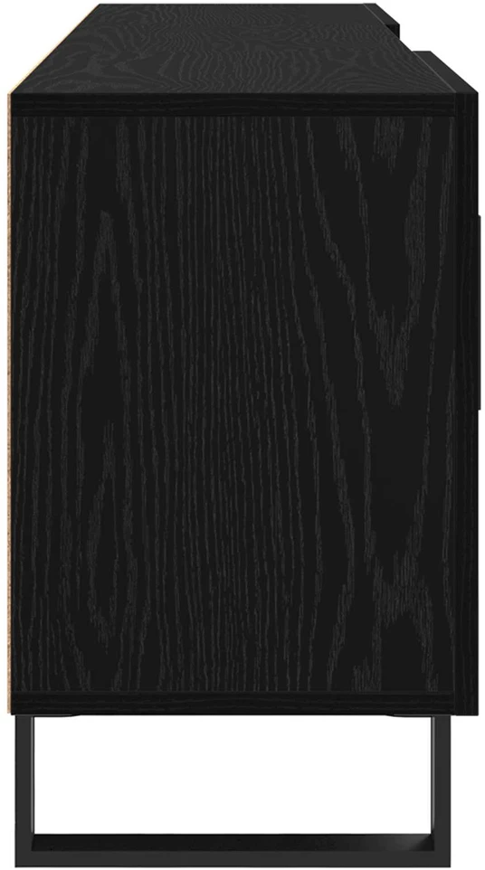 TV staliukas Televizoriaus spintelė 150 x 30 x 50 cm Juodas ąžuolas