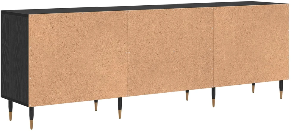 TV staliukas Televizoriaus spintelė 150 x 30 x 50 cm juoda ąžuolo