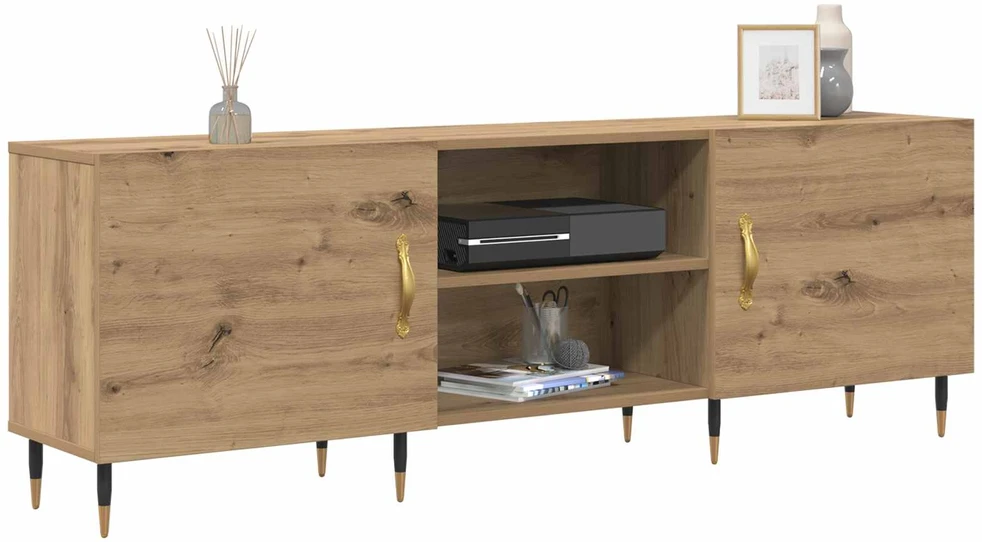 TV staliukas Televizoriaus spintelė 150 x 30 x 50 cm artisano ąžuolo