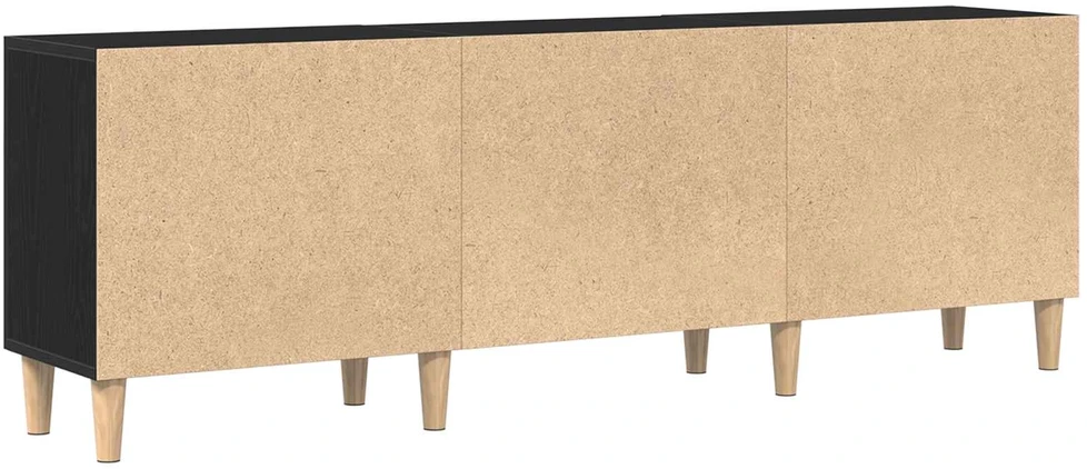 TV staliukas Televizoriaus spintelė 150 x 30 x 50 cm Juodas ąžuolas