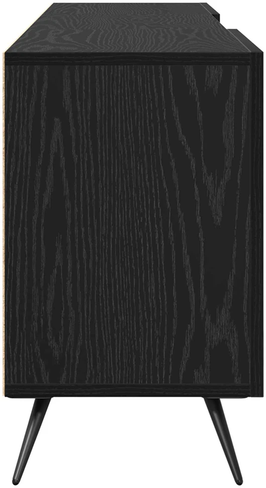 TV staliukas Televizoriaus spintelė 150 x 30 x 50 cm juoda ąžuolo