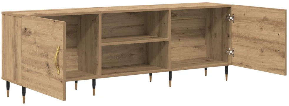 TV staliukas Televizoriaus spintelė 150 x 30 x 50 cm artisano ąžuolo