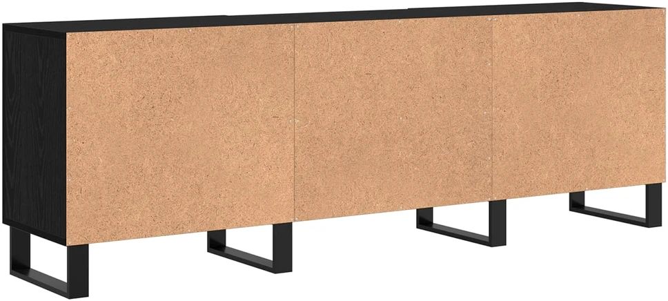 TV staliukas Televizoriaus spintelė 150 x 30 x 50 cm Juodas ąžuolas
