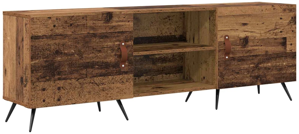 TV staliukas Televizoriaus spintelė 150 x 30 x 50 cm Sena mediena
