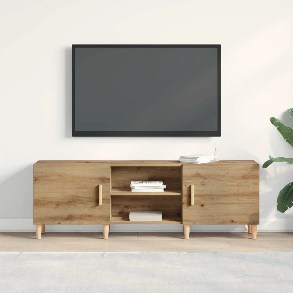 TV staliukas Televizoriaus spintelė 150 x 30 x 50 cm artisano ąžuolo