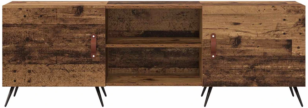TV staliukas Televizoriaus spintelė 150 x 30 x 50 cm Sena mediena
