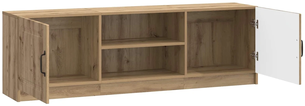 TV staliukas Televizoriaus spintelė 150 x 31 x 47 cm Artisano ąžuolo