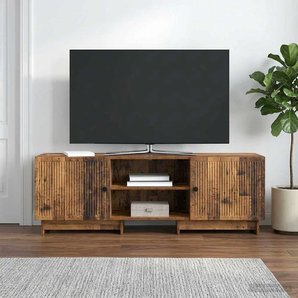 TV staliukas Televizoriaus spintelė 150 x 31 x 50 cm Sendintos medienos