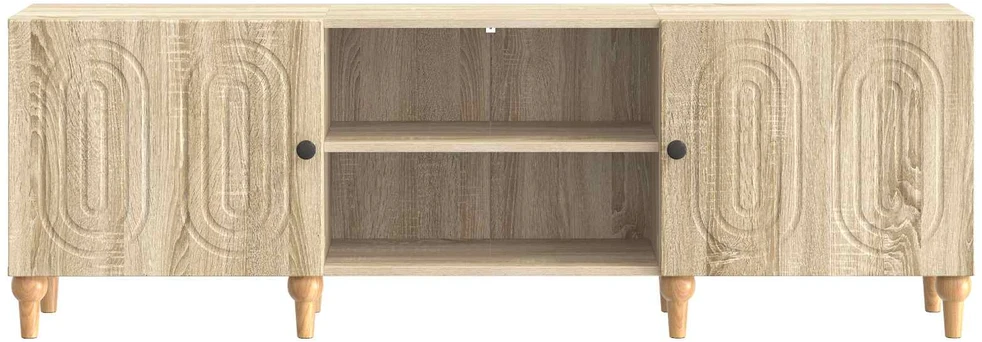TV staliukas Televizoriaus spintelė 150 x 31 x 50 cm Sonoma ąžuolas