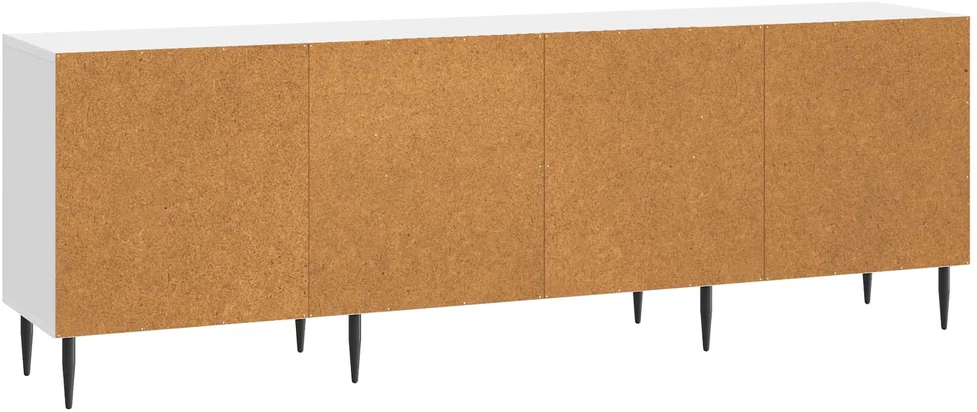 TV staliukas Televizoriaus spintelė 150 x 31 x 50 cm Itin blizgi balta