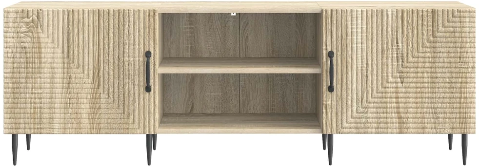 TV staliukas Televizoriaus spintelė 150 x 31 x 50 cm Sonoma ąžuolas