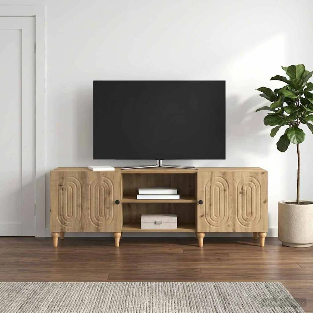 TV staliukas Televizoriaus spintelė 150 x 31 x 50 cm Artisano ąžuolo