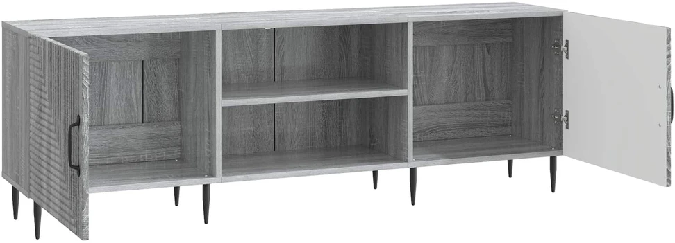 TV staliukas Televizoriaus spintelė 150 x 31 x 50 cm Pilka sonoma ąžuolo