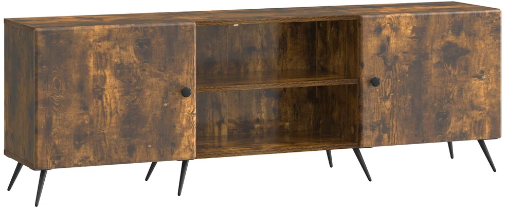 TV staliukas Televizoriaus spintelė 150 x 31 x 50 cm Dūminio ąžuolo