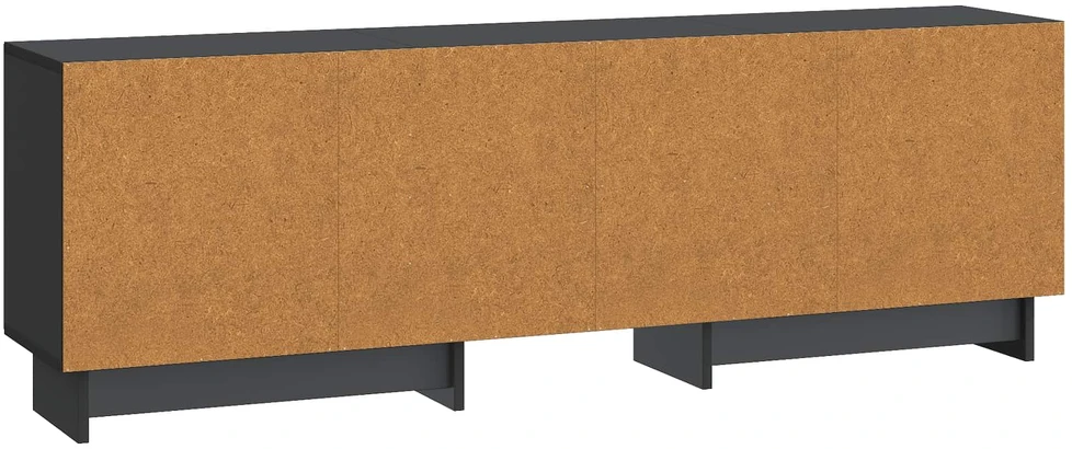 TV staliukas Televizoriaus spintelė 150 x 31 x 50 cm Juoda Dirbtinė mediena