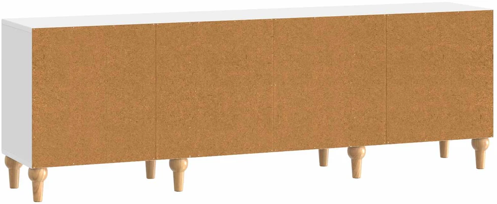 TV staliukas Televizoriaus spintelė 150 x 31 x 50 cm Itin blizgi balta