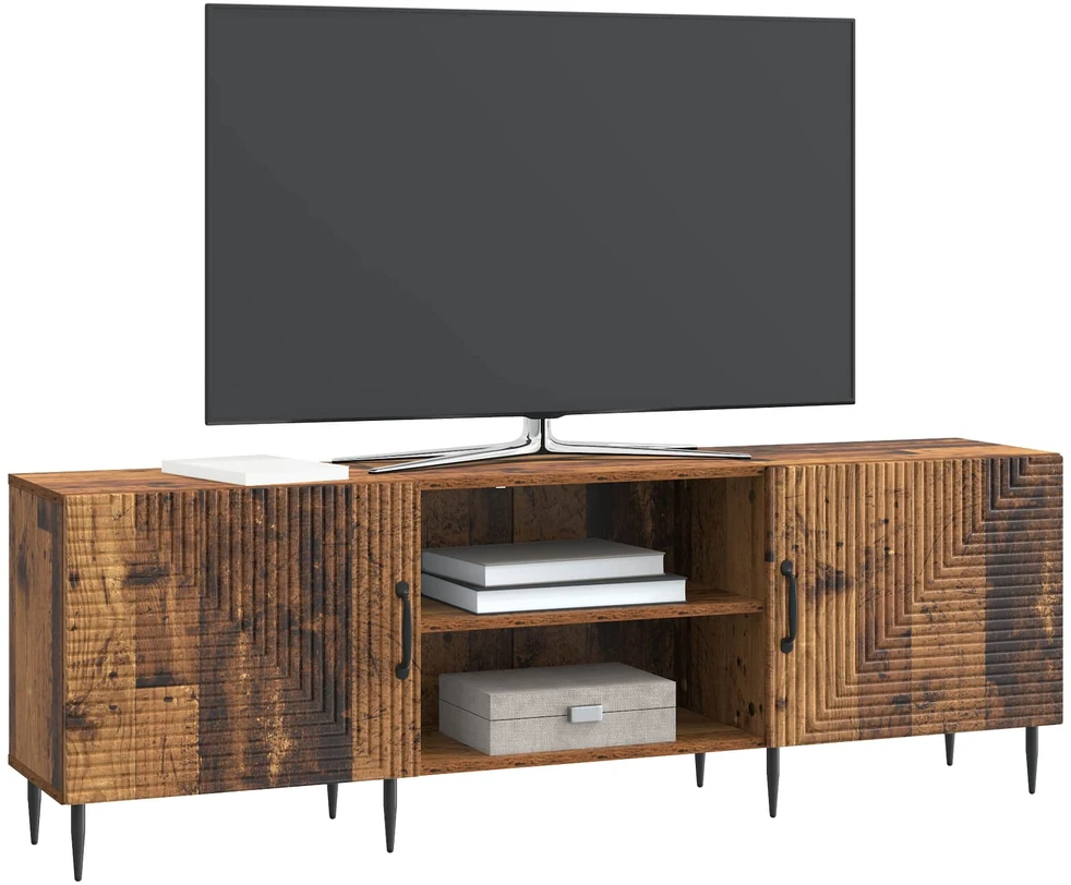 TV staliukas Televizoriaus spintelė 150 x 31 x 50 cm Sendintos medienos