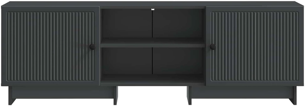 TV staliukas Televizoriaus spintelė 150 x 31 x 50 cm Juoda Dirbtinė mediena