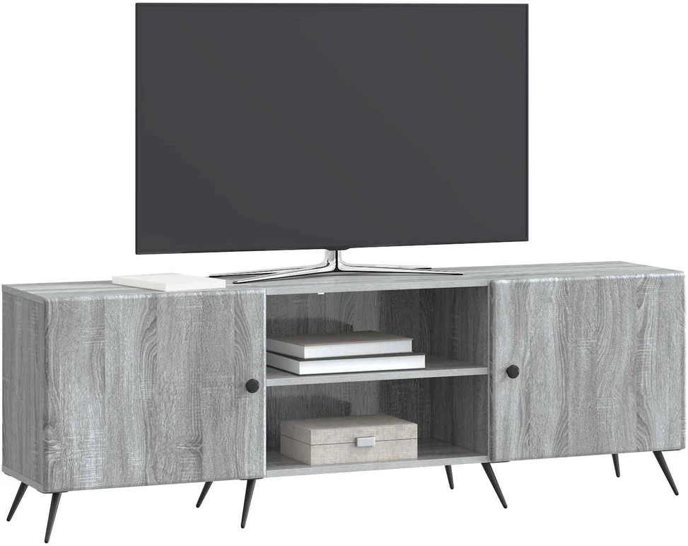 TV staliukas Televizoriaus spintelė 150 x 31 x 50 cm Pilka sonoma ąžuolo