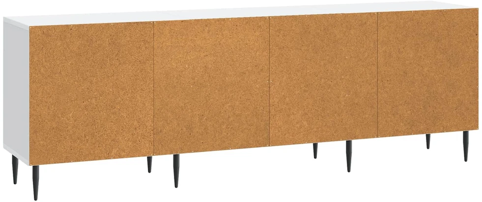 TV staliukas Televizoriaus spintelė 150 x 31 x 50 cm Balta Apdirbta mediena