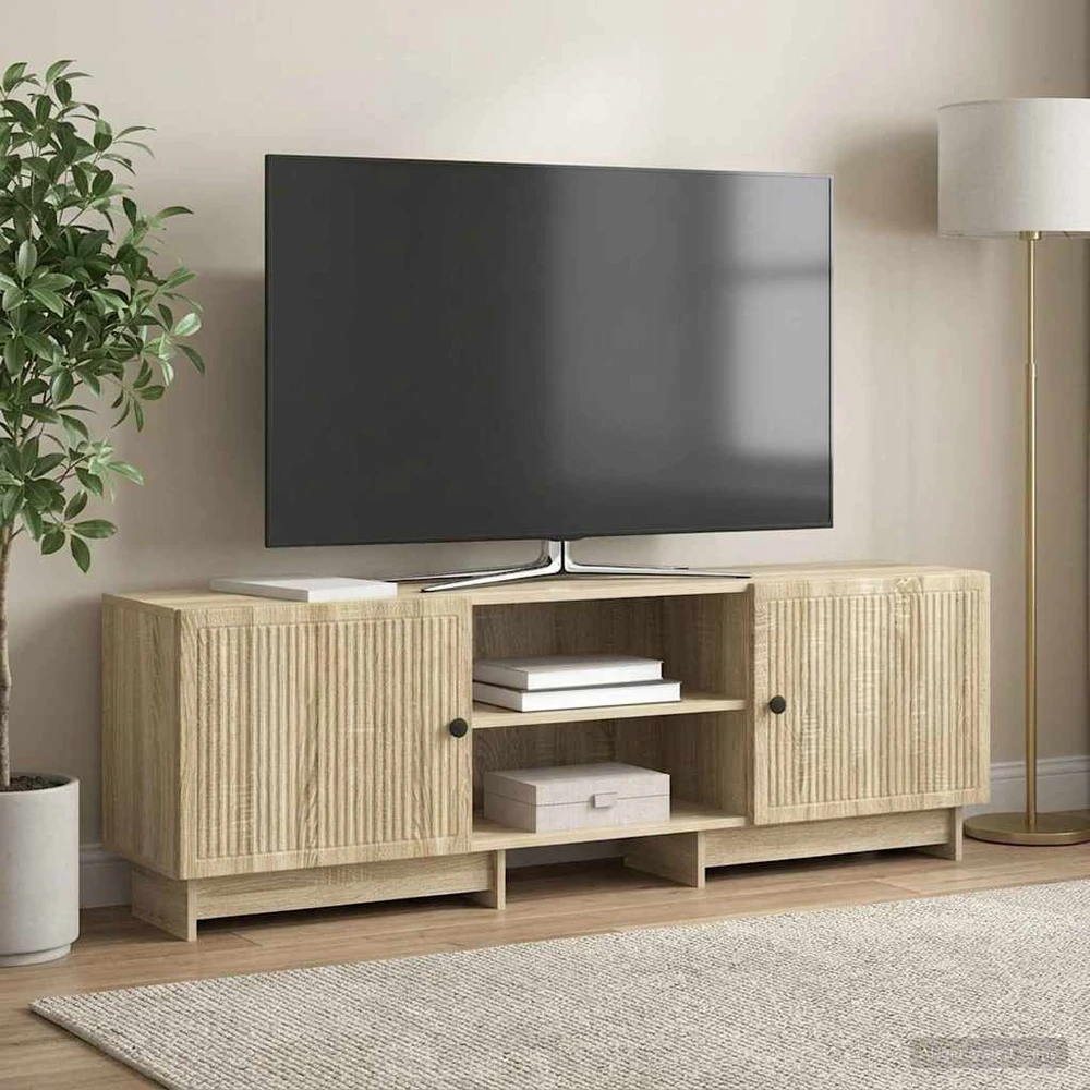 TV staliukas Televizoriaus spintelė 150 x 31 x 50 cm Sonoma ąžuolas