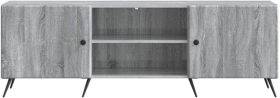 TV staliukas Televizoriaus spintelė 150 x 31 x 50 cm Pilka sonoma ąžuolo