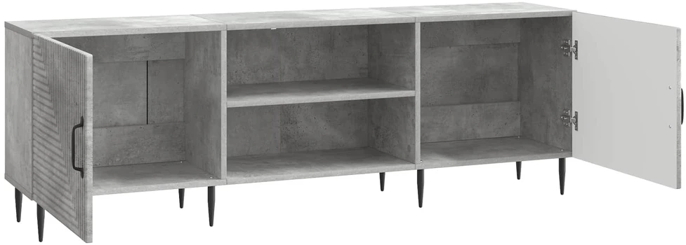 TV staliukas Televizoriaus spintelė 150 x 31 x 50 cm Betono pilka