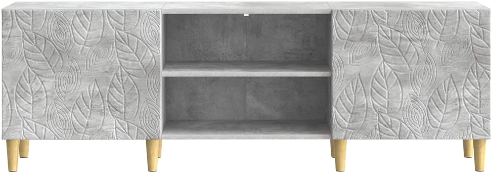 TV staliukas Televizoriaus spintelė 150 x 31 x 50 cm Betono pilka