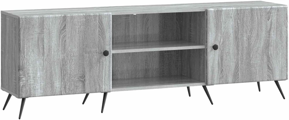 TV staliukas Televizoriaus spintelė 150 x 31 x 50 cm Pilka sonoma ąžuolo