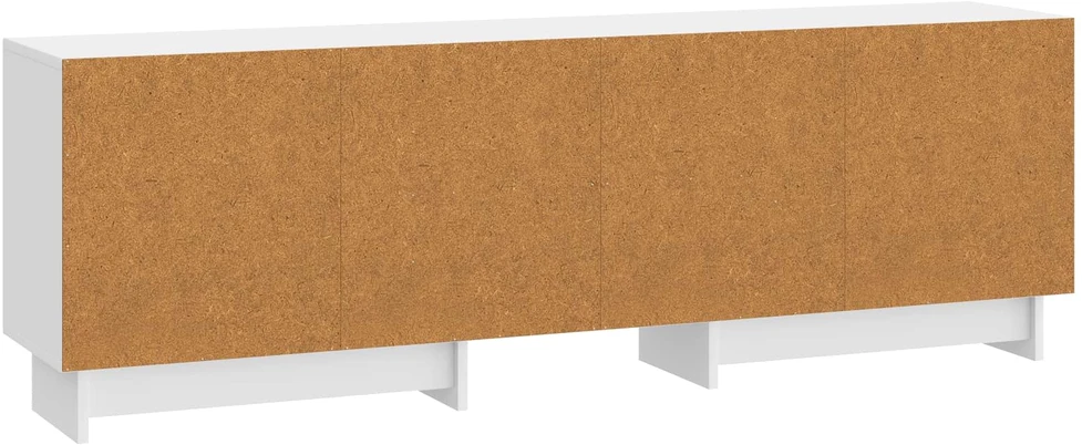 TV staliukas Televizoriaus spintelė 150 x 31 x 50 cm Itin blizgi balta