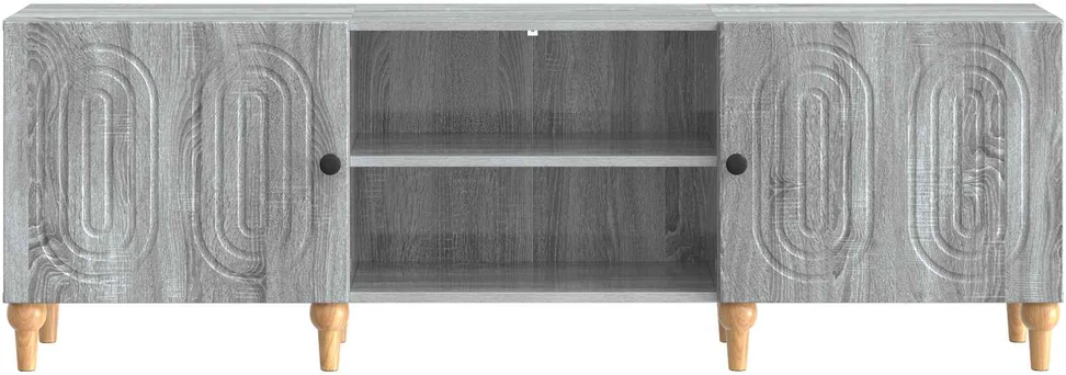 TV staliukas Televizoriaus spintelė 150 x 31 x 50 cm Pilka sonoma ąžuolo