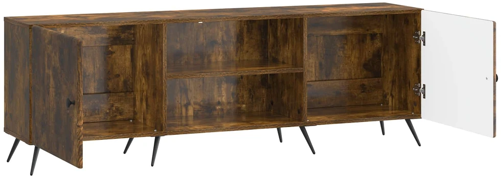 TV staliukas Televizoriaus spintelė 150 x 31 x 50 cm Dūminio ąžuolo
