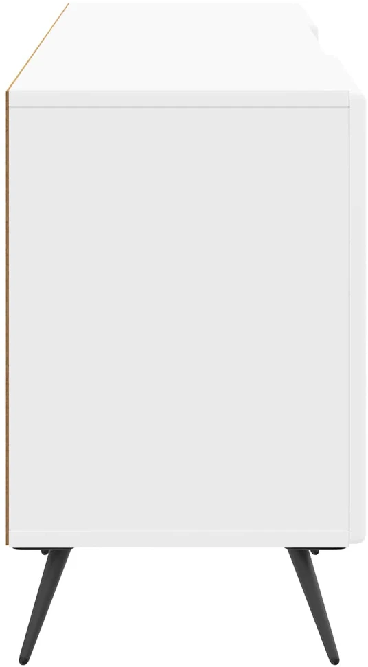 TV staliukas Televizoriaus spintelė 150 x 31 x 50 cm Itin blizgi balta