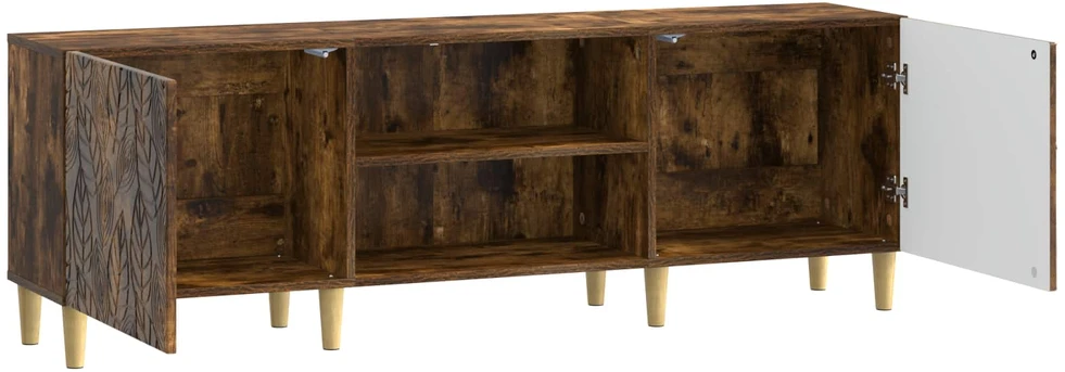 TV staliukas Televizoriaus spintelė 150 x 31 x 50 cm Dūminio ąžuolo