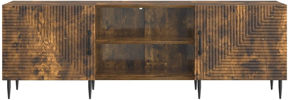 TV staliukas Televizoriaus spintelė 150 x 31 x 50 cm Dūminio ąžuolo