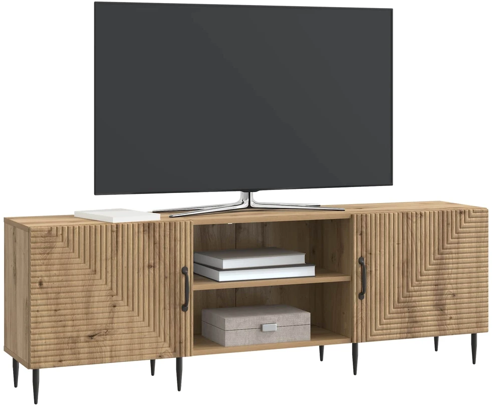 TV staliukas Televizoriaus spintelė 150 x 31 x 50 cm Artisano ąžuolo