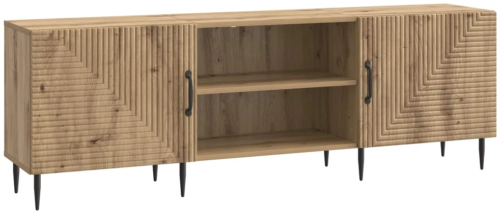 TV staliukas Televizoriaus spintelė 150 x 31 x 50 cm Artisano ąžuolo