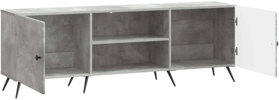 TV staliukas Televizoriaus spintelė 150 x 31 x 50 cm Betono pilka
