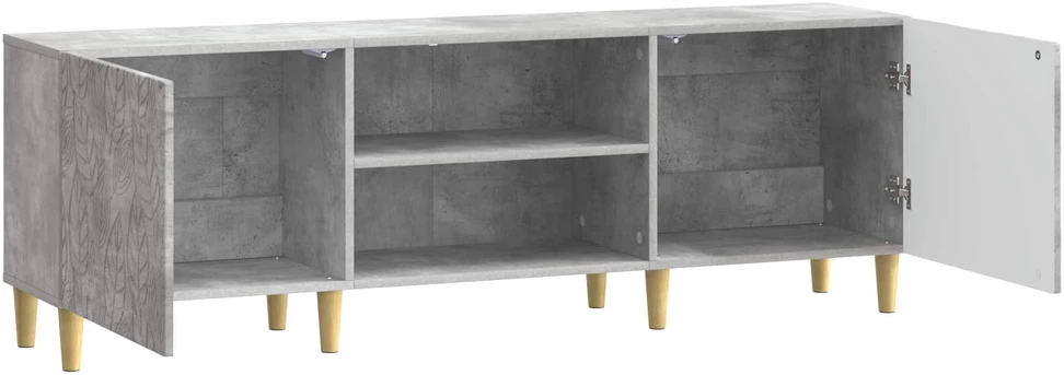 TV staliukas Televizoriaus spintelė 150 x 31 x 50 cm Betono pilka