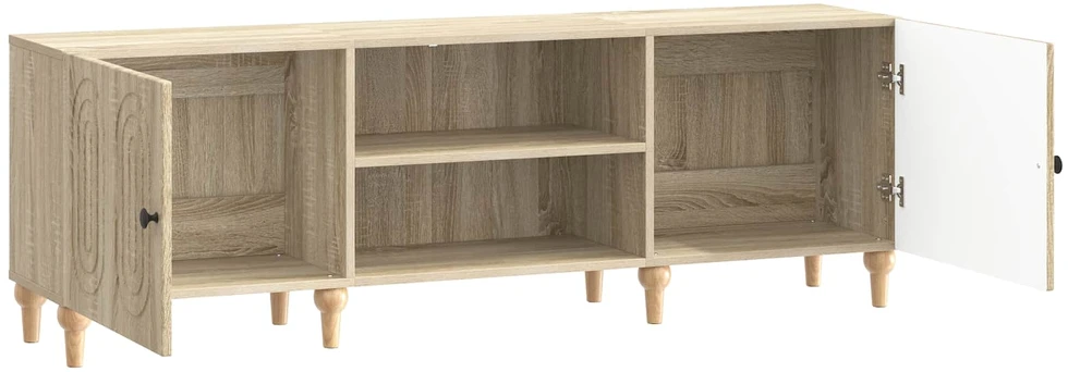 TV staliukas Televizoriaus spintelė 150 x 31 x 50 cm Sonoma ąžuolas
