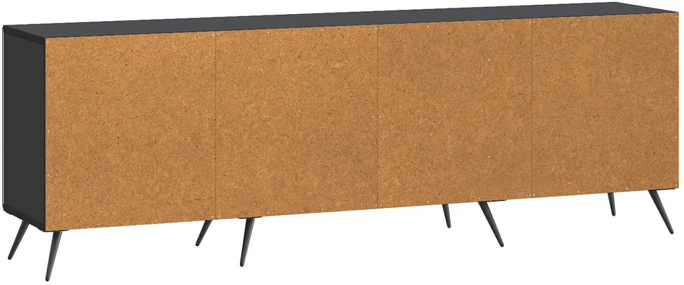 TV staliukas Televizoriaus spintelė 150 x 31 x 50 cm Juoda Apdirbta mediena