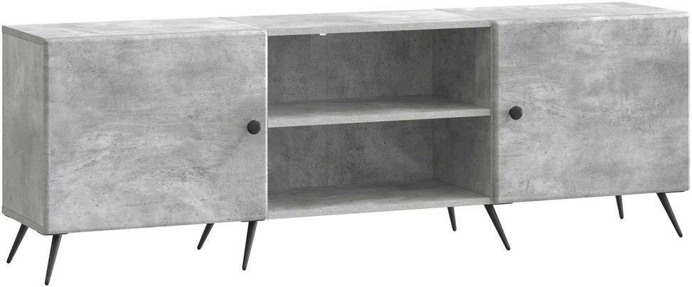 TV staliukas Televizoriaus spintelė 150 x 31 x 50 cm Betono pilka