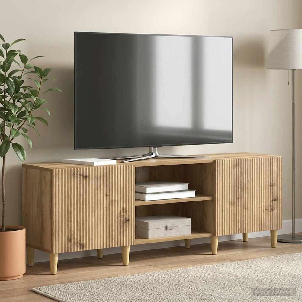 TV staliukas Televizoriaus spintelė 150 x 31 x 50 cm Artisano ąžuolo