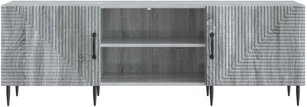 TV staliukas Televizoriaus spintelė 150 x 31 x 50 cm Pilka sonoma ąžuolo
