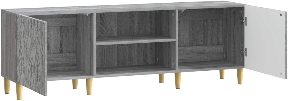 Televizoriaus spintelė 150 x 31 x 50 cm Pilka Sonoma