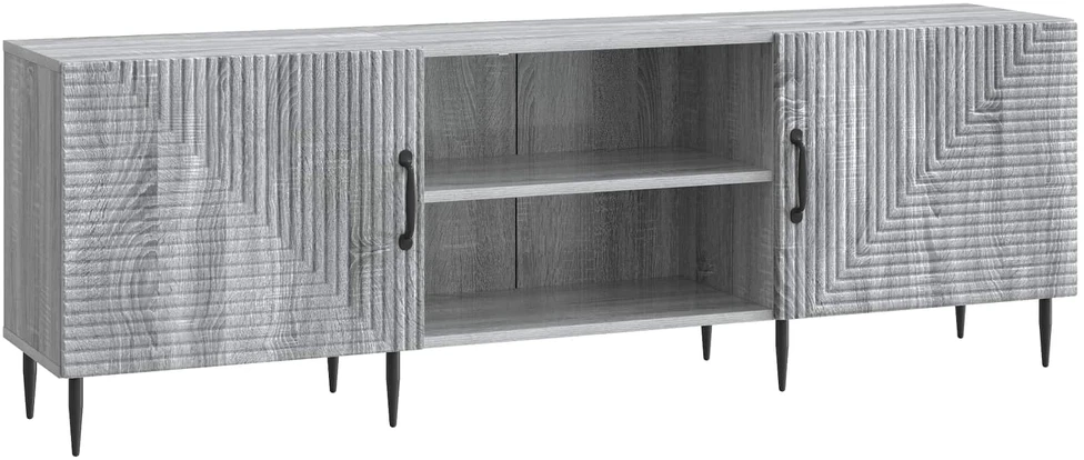 TV staliukas Televizoriaus spintelė 150 x 31 x 50 cm Pilka sonoma ąžuolo