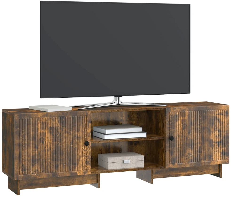 TV staliukas Televizoriaus spintelė 150 x 31 x 50 cm Dūminio ąžuolo