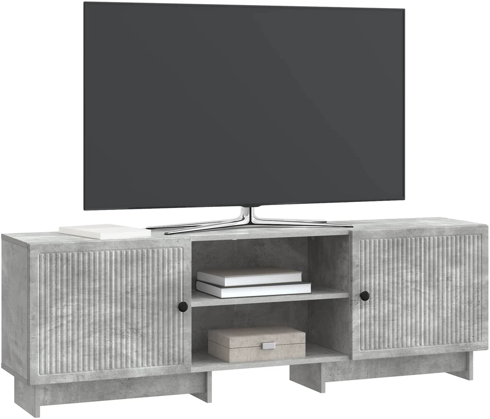TV staliukas Televizoriaus spintelė 150 x 31 x 50 cm Betono pilka